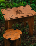 Load image into Gallery viewer, Portable Interlocking Camp Table &amp; Chair Set