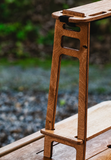 Load image into Gallery viewer, Double Layer Wooden Camp Organizer Shelf