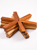 Load image into Gallery viewer, Japanese Snowflake Wooden Trivet